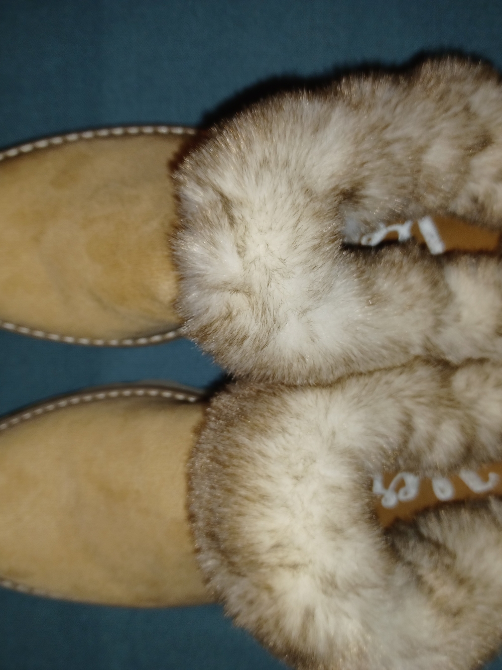 Nwot Very G "Mahika" Fur-Lined Clogs.